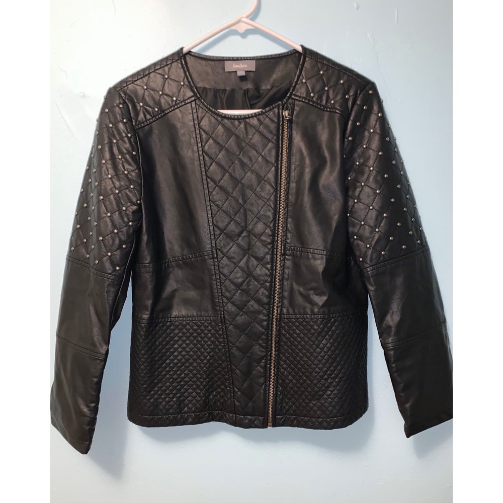 Neiman Marcus Vegan Leather Jacket
